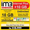 Paket Internet Indosat Gift (paket lama hrs Unreg) - 10GB + Unlimited YouTube + AppOn + SMS & Tlp Sesama 24Jam 30hr Paket Internet Indosat Gift (paket lama hrs Unreg) - 10GB + Unlimited YouTube + AppOn + SMS & Tlp Sesama 24Jam 30hr