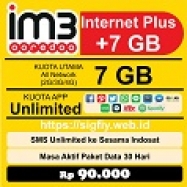 7GB + Unlimited YouTube + AppOn & SMS sesama 24Jam 30hr